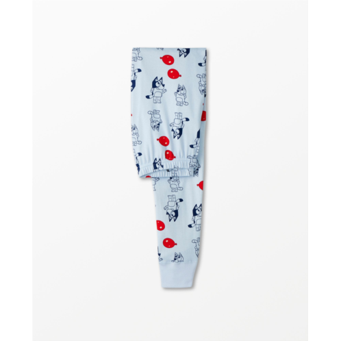 Bluey Print Adult Unisex Long John Pajama Pant | Hanna Andersson