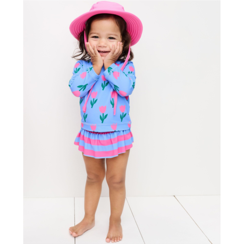 Two-Piece Baby Rash Guard Skirted Swimsuit | Hanna Andersson