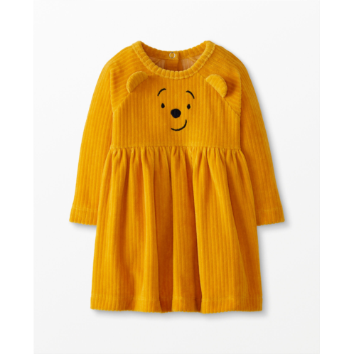 Disney Winnie the Pooh Baby Velour Dress | Hanna Andersson