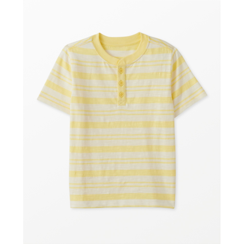 Striped Henley T-Shirt | Hanna Andersson