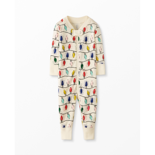 Holiday Print Baby Zip Sleeper | Hanna Andersson