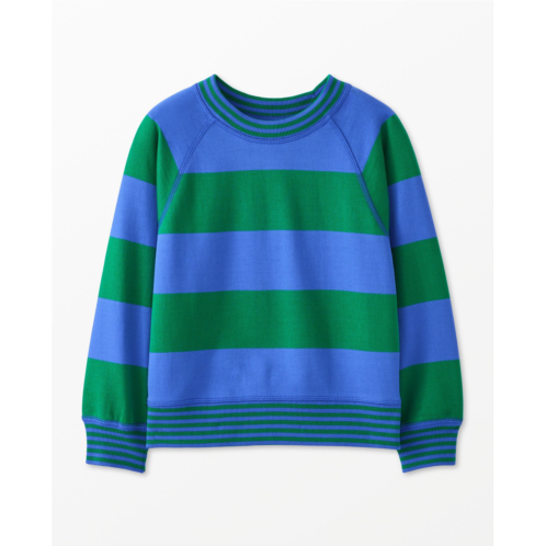 Bright Kids Basics Striped Sweatshirt | Hanna Andersson