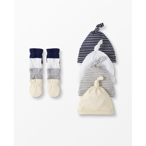 Moon and Back by Hanna Andersson Baby Organic Cap + Mitten Set | Hanna Andersson