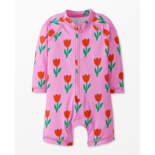 Baby Print Long Sleeve Rash Guard Swimsuit | Hanna Andersson