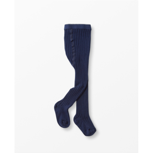 Baby Ribbed Knit Tights | Hanna Andersson