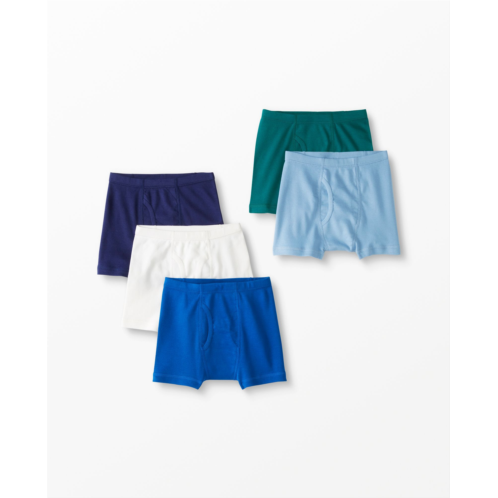 5-Pack Boxer Briefs In Organic Cotton | Hanna Andersson