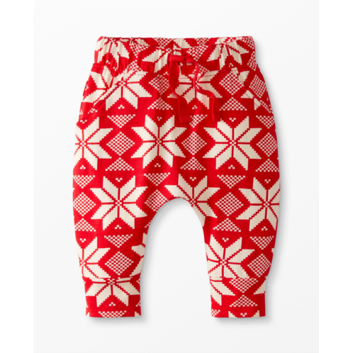 Baby Print Knit Jogger In Combed Cotton | Hanna Andersson