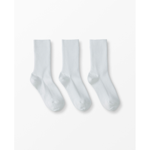 Bright Basics Ribbed Socks 3-Pack | Hanna Andersson