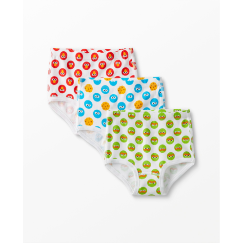 Sesame Street Classic Underwear In Organic Cotton 3-Pack | Hanna Andersson