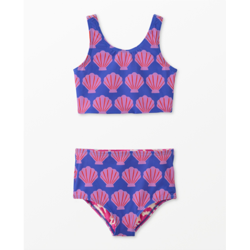 Two-Piece Reversible Swimsuit | Hanna Andersson