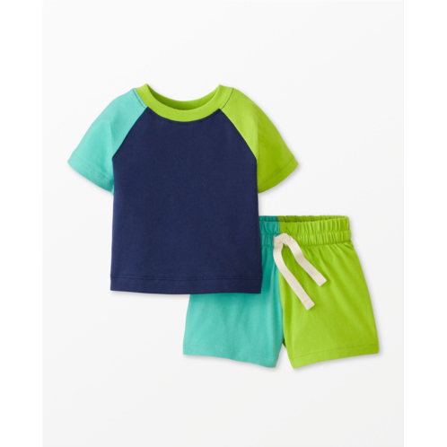 Baby Colorblock Top & Shorts Set | Hanna Andersson