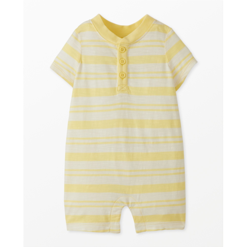 Baby Henley Romper | Hanna Andersson