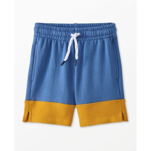 Colorblock French Terry Shorts with Pockets | Hanna Andersson