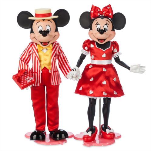 Disney Mickey Mouse and Minnie Mouse Valentines Day Limited Edition Doll Set 12
