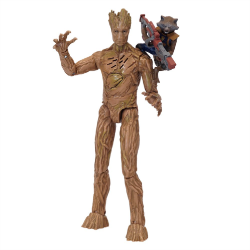 Disney Groot & Rocket Talking Action Figure Set Guardians of the Galaxy Vol. 3