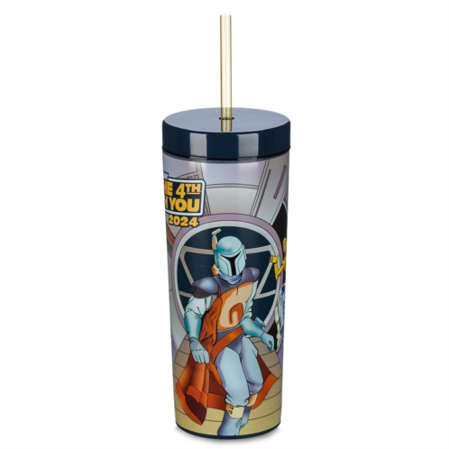 Disney Star Wars: May the 4th Be With You 2024 Stainless Steel Water Bottle with Straw