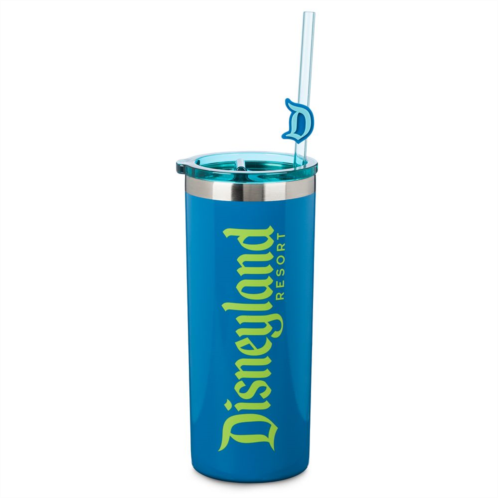 Disneyland Stainless Steel Tumbler with Straw and Charm