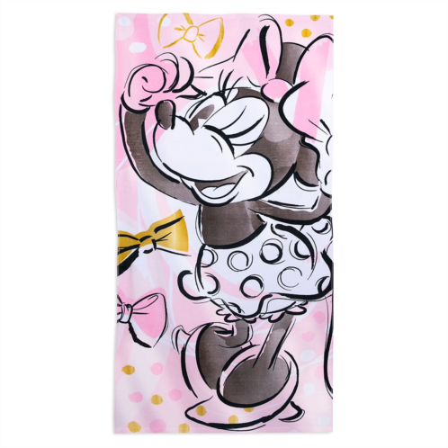 Disney Minnie Mouse Beach Towel Pink