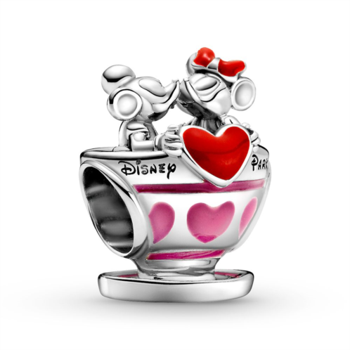Mickey Mouse and Minnie Mouse Teacup Charm by Pandora Mad Tea Party Disney Parks