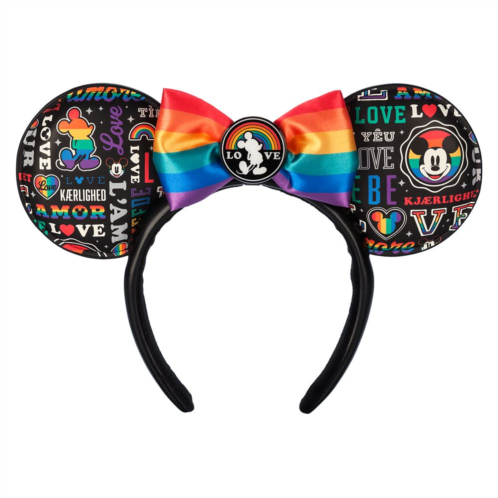 Mickey Mouse Love Ear Headband for Adults Disney Pride Collection
