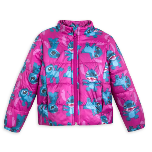 Disney Stitch Lightweight Puffy Jacket for Kids