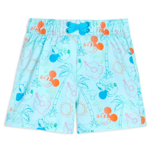 Disney Mickey and Minnie Mouse Swim Trunks for Baby