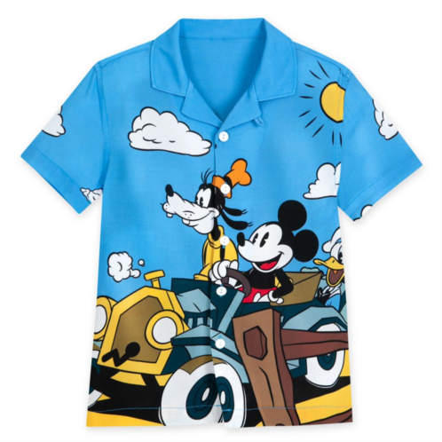 Disney Mickey Mouse and Friends Woven Shirt for Kids Mickey & Co.