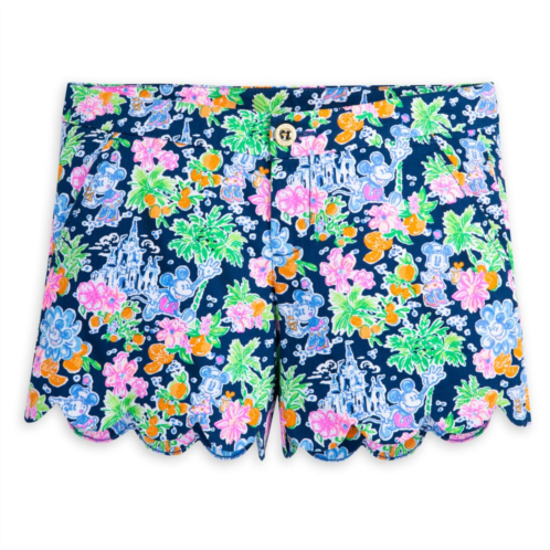 Mickey and Minnie Mouse Buttercup Shorts for Women by Lilly Pulitzer Disney Parks
