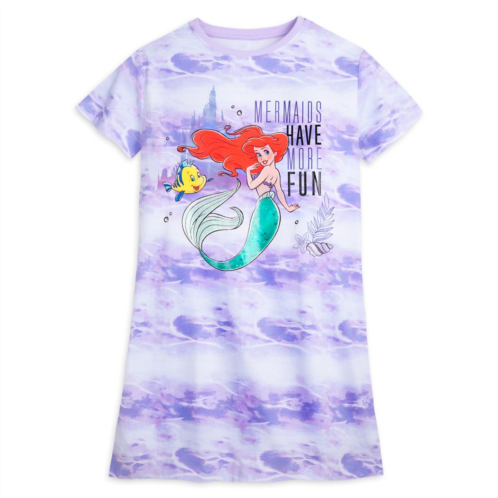 Disney Ariel Tie-Dye Nightshirt for Women The Little Mermaid