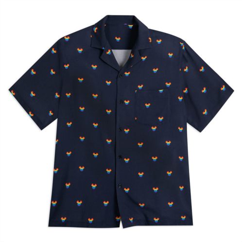 Mickey Mouse Icon Woven Shirt for Adults Disney Pride Collection