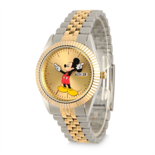 Disney Mickey Mouse Two-Tone Alloy Watch for Men