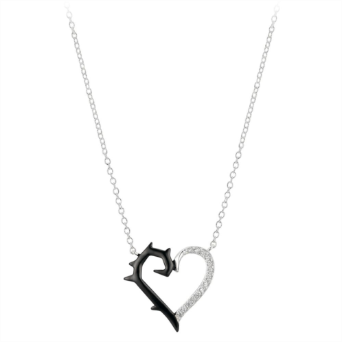 Disney Maleficent Heart and Thorns Pendant Necklace
