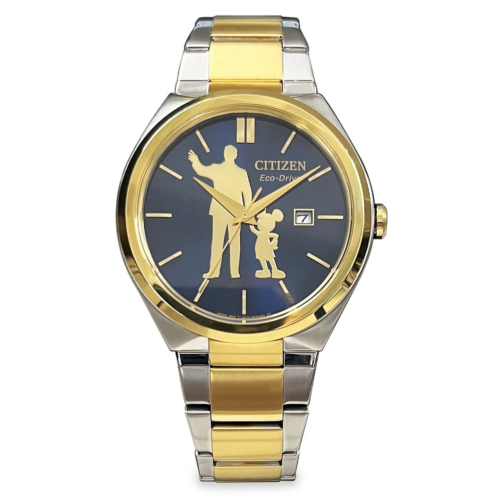 Walt Disney and Mickey Mouse Partners Statue Watch by Citizen
