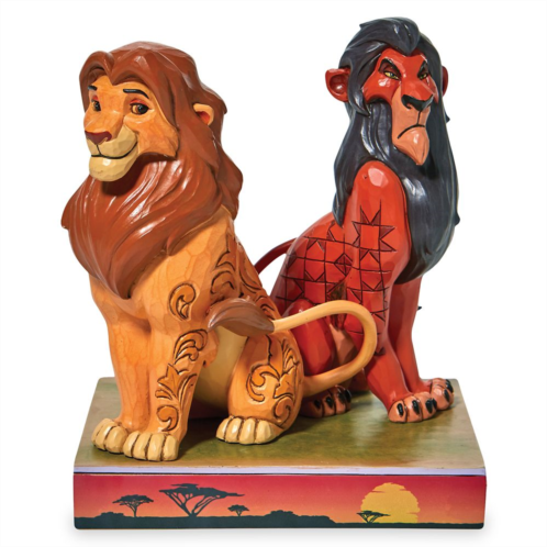 Disney Simba and Scar Proud and Petulant Figure by Jim Shore The Lion King