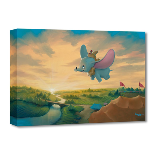 Disney Dumbo Flight Over the Big Top Giclee on Canvas by Rob Kaz
