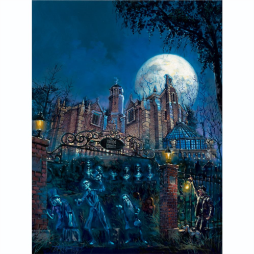 Disney The Haunted Mansion Haunted Mansion by Rodel Gonzalez Canvas Artwork Limited Edition