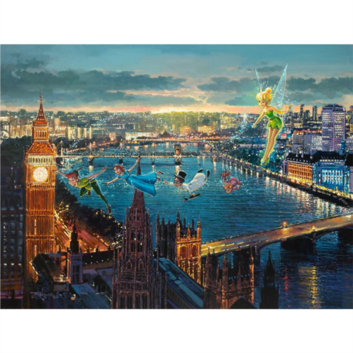 Disney Peter Pan Peter Pan in London by Rodel Gonzalez Canvas Artwork Limited Edition