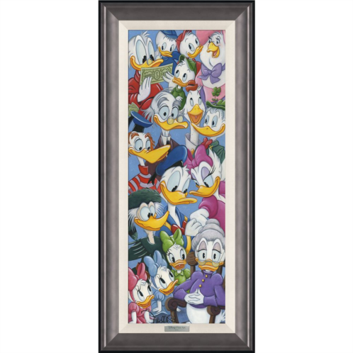 Disney Donald Duck Duck Family by Michelle St.Laurent Framed Canvas Artwork Limited Edition