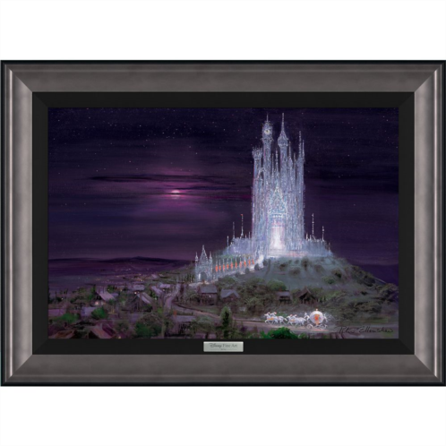 Disney Cinderella Glass Castle by Peter Ellenshaw Framed Canvas Artwork Limited Edition