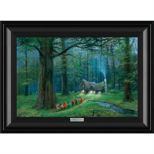 Disney Snow White and the Seven Dwarfs Off to Home We Go by Peter Ellenshaw Framed Canvas Artwork Limited Edition