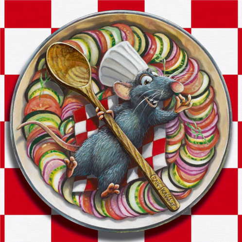 Disney Ratatouille Little Chef Canvas Artwork by Craig Skaggs Limited Edition