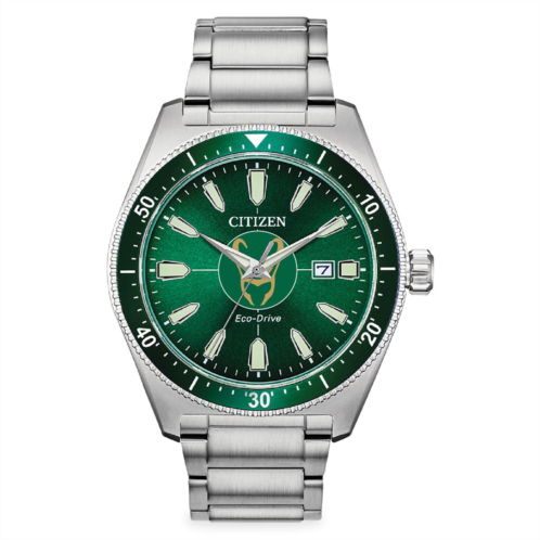 Disney Loki Stainless Steel Eco-Drive Watch for Adults by Citizen