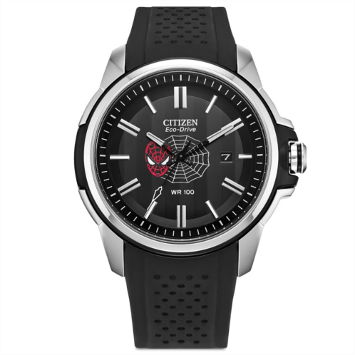 Disney Spider-Man Eco-Drive Watch for Adults by Citizen Black