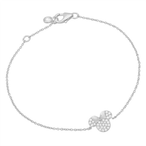 Disney Minnie Mouse Icon Bracelet by CRISLU - Platinum