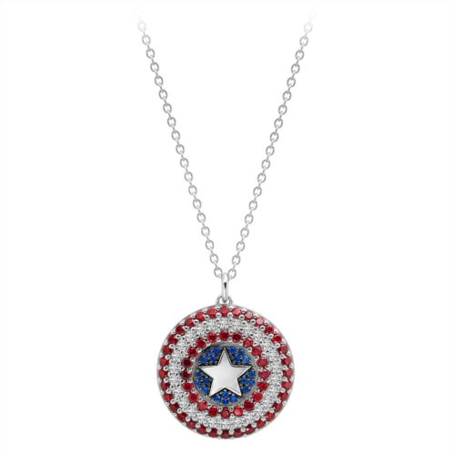 Disney Captain America Shield Pendant Necklace by CRISLU