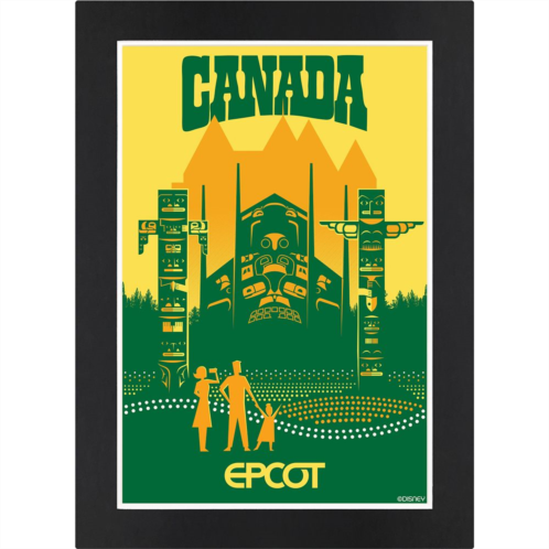 Disney EPCOT Canada Pavilion Matted Print