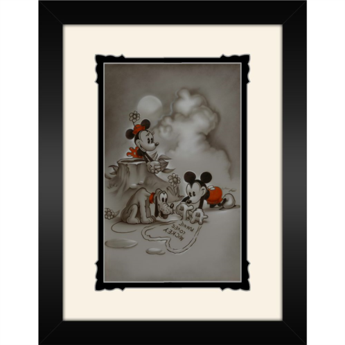 Disney Mickey and Minnie Mouse Mickey Loves Minnie Framed Deluxe Print by Noah