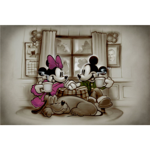 Disney Mickey and Minnie Mouse Home is Where Life Makes Up Its Mind Limited Edition Giclee by Noah