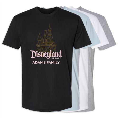 Adults Sleeping Beauty Castle Disneyland T-Shirt Customized