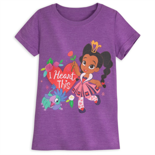 Disney Princess Rosa T-Shirt for Girls Alices Wonderland Bakery